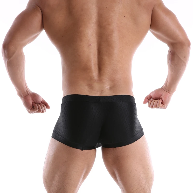 Новый стиль гладкие удобные мужские бикини с рисунком рыбьей чешуи пикантные