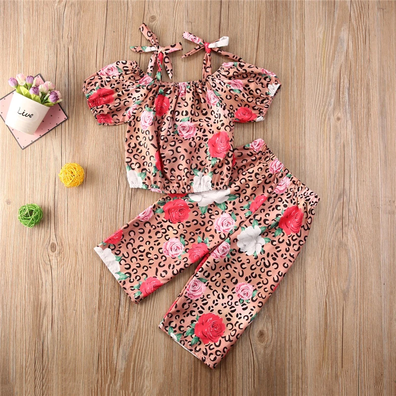 Новейшая модель 2020 года для маленьких девочек топ с короткими рукавами и