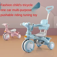 doki toy children tricycle bike 1 3 6 year old large car baby young children 3 wheelbarrow outdoor popular 2021