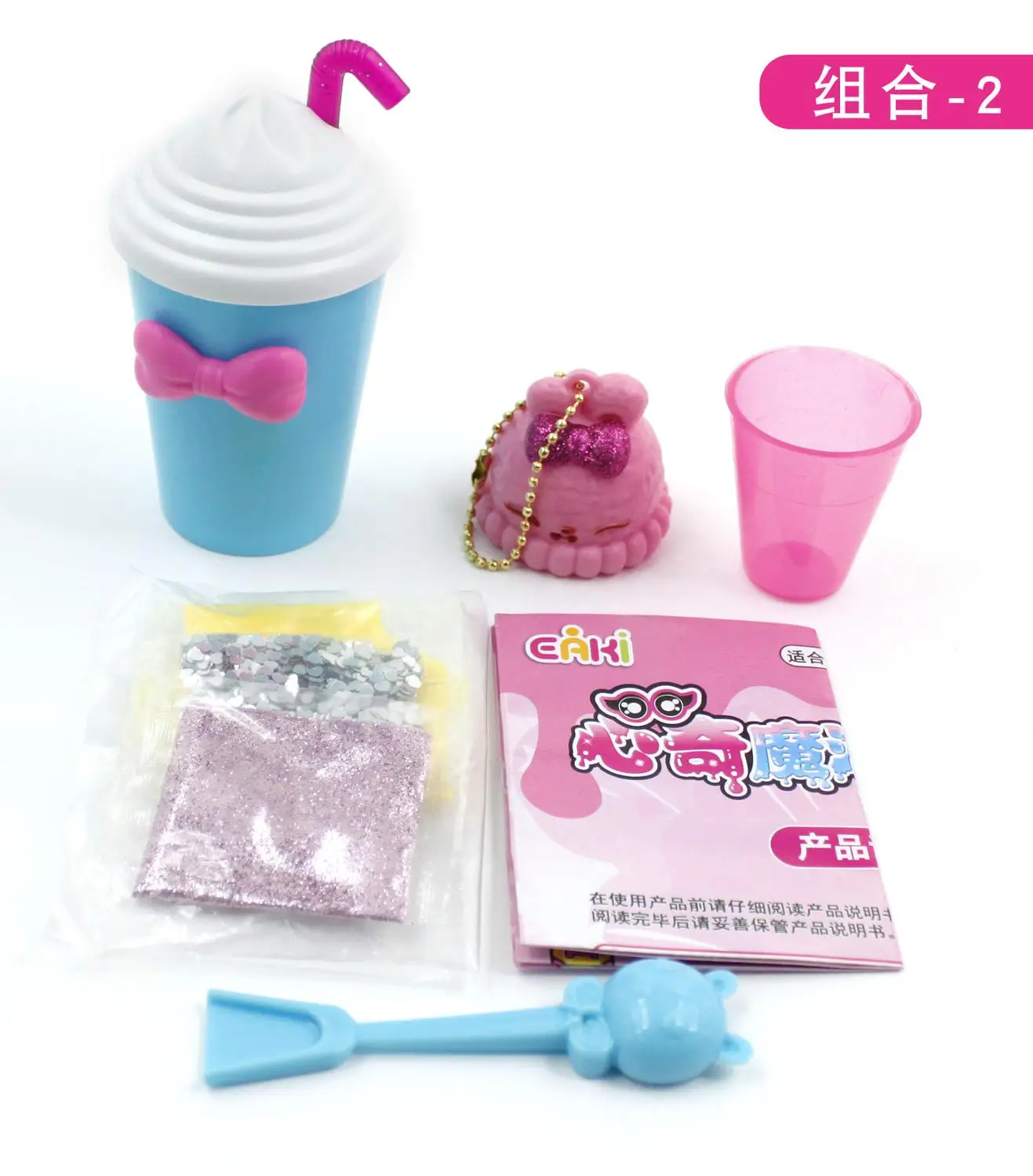 Новые оригинальные игрушки для девочек EAKI Poopsie Slime Shake с кристаллами глиняная