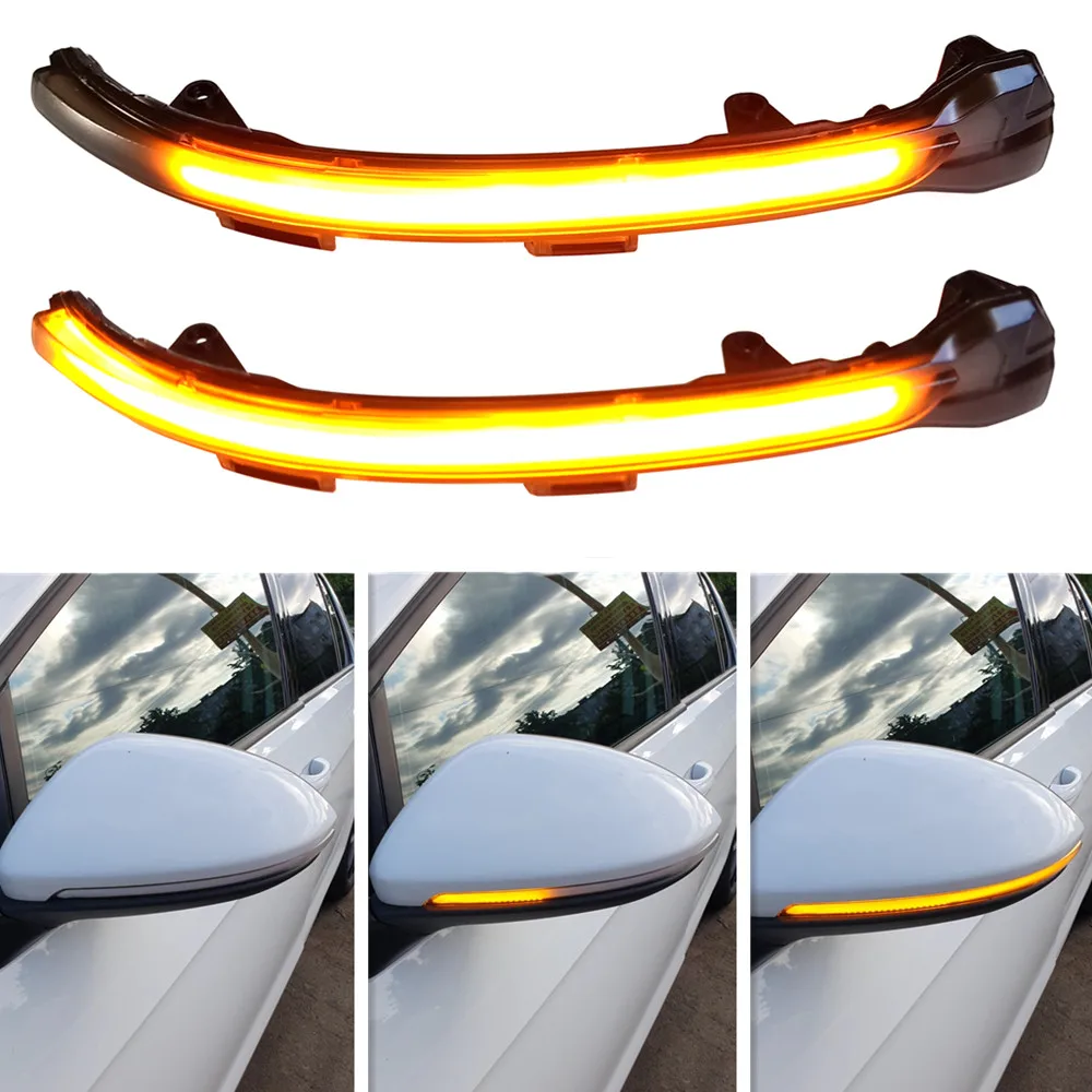 2x мигающий светодиодный динамический поворотный сигнал светильник боковой