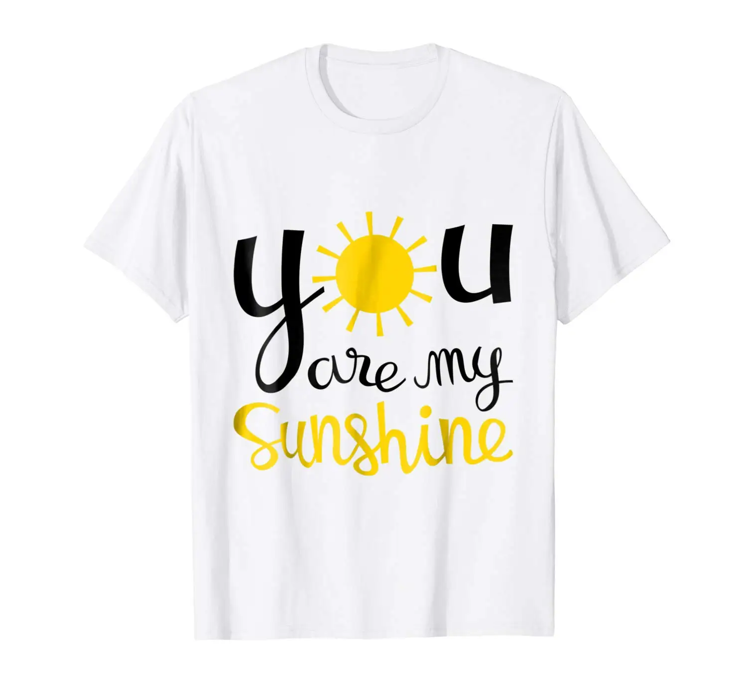2019 модная мужская футболка You Are My Sunshine для мальчиков и девочек женщин