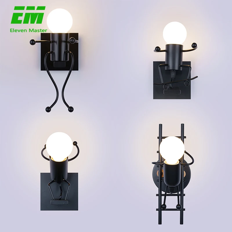 Настенный светильник настенный светодиодный s креативный Железный прикроватный