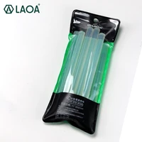 laoa 50pcs 7mm translucent hot melt glue sticks for electric glue gun craft album repair tools