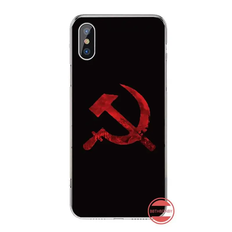 

Soviet Union USSR Flag luxury Phone Case coque For iphone 12 5 5s 5c se 6 6s 7 8 plus x xs xr 11 pro max Anti-fall mobile cover