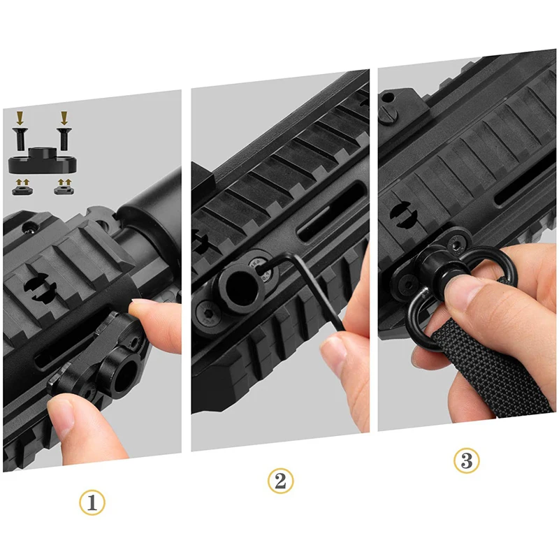 QD ремень Слинг со склада крепление QDM Поворотная Пряжка для страйкбола пейнтбола