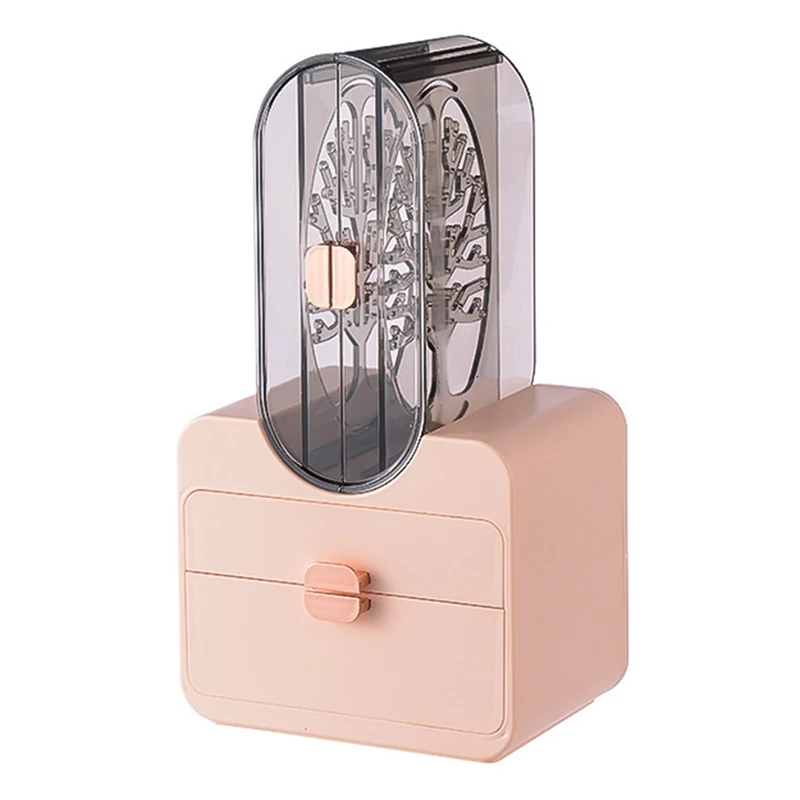 

Органайзер для ювелирных изделий, коробка, органайзер для макияжа, ювелирные изделия/помады/серьги/ожерелье, держатель для хранения модных ...