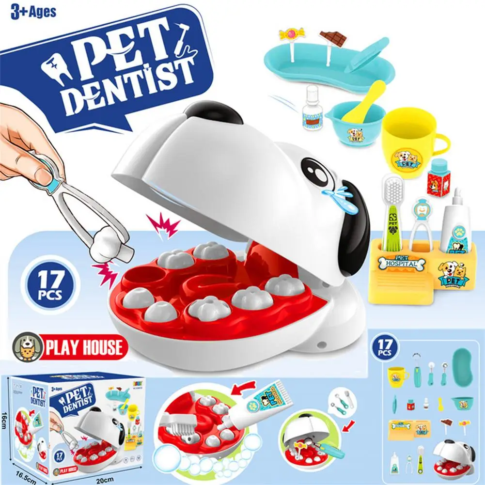 

Kids Doctor Play Set Dentist Play House Toys Simulation Dentistry Roleplay Toy Early Childhood Education Educational Playing Toy