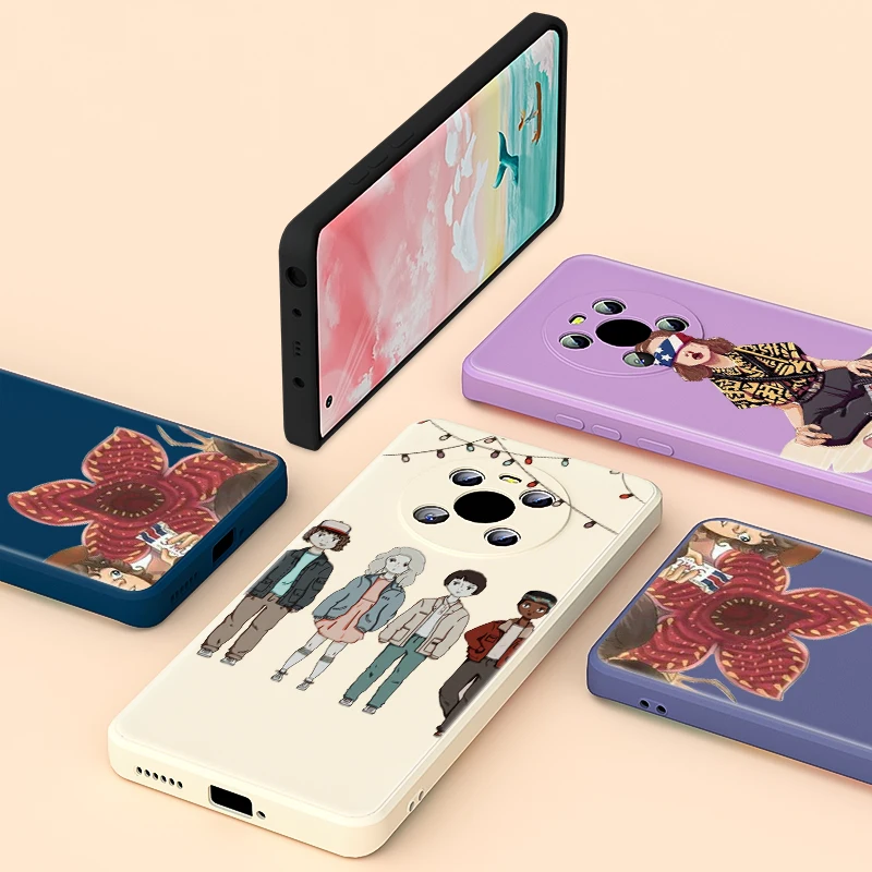 

Fashion Stranger Things For Huawei Y5 Y6 Y7 Y9 Pro Prime 2019 Y7P 2020 Y5P Y6P Y7A Y9A Y9S Y6S Liquid Silicone TPU Phone Case