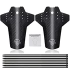 2 шт., гибкие велосипедные крылья из углеродного волокна