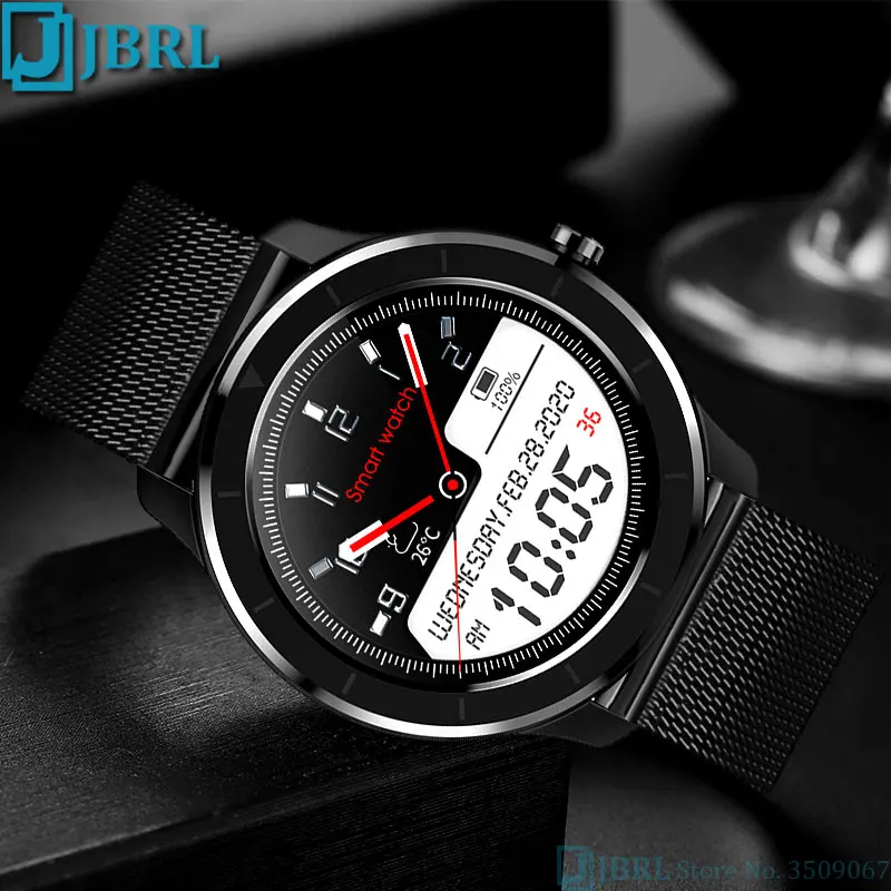 Умные часы с сенсорным экраном для мужчин и женщин водонепроницаемые спортивные