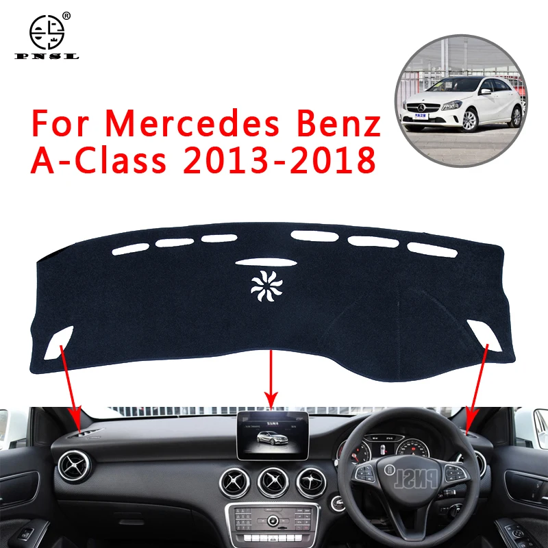 PNSL крышка приборной панели автомобиля коврик для ковёр Mercedes Benz A-Class W176 2013-2018