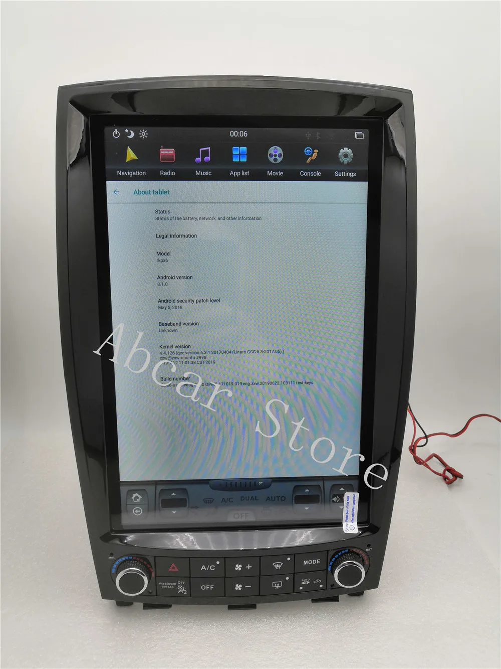 12,1 ''Tesla стиль Android 8,1 автомобильный dvd-плеер gps навигация для infiniti QX50 QX50L EX25 EX35 2010- стерео радио PX6 HDMI
