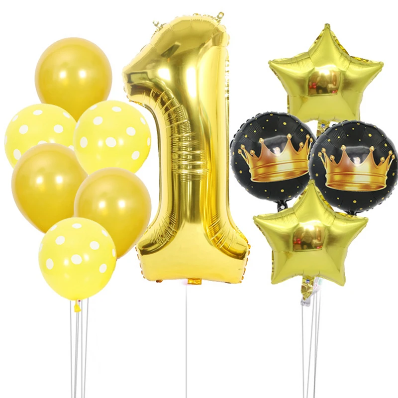32 дюймовый/40 дюймовый 1st на день рождения украшения набор воздушных шариков с 18