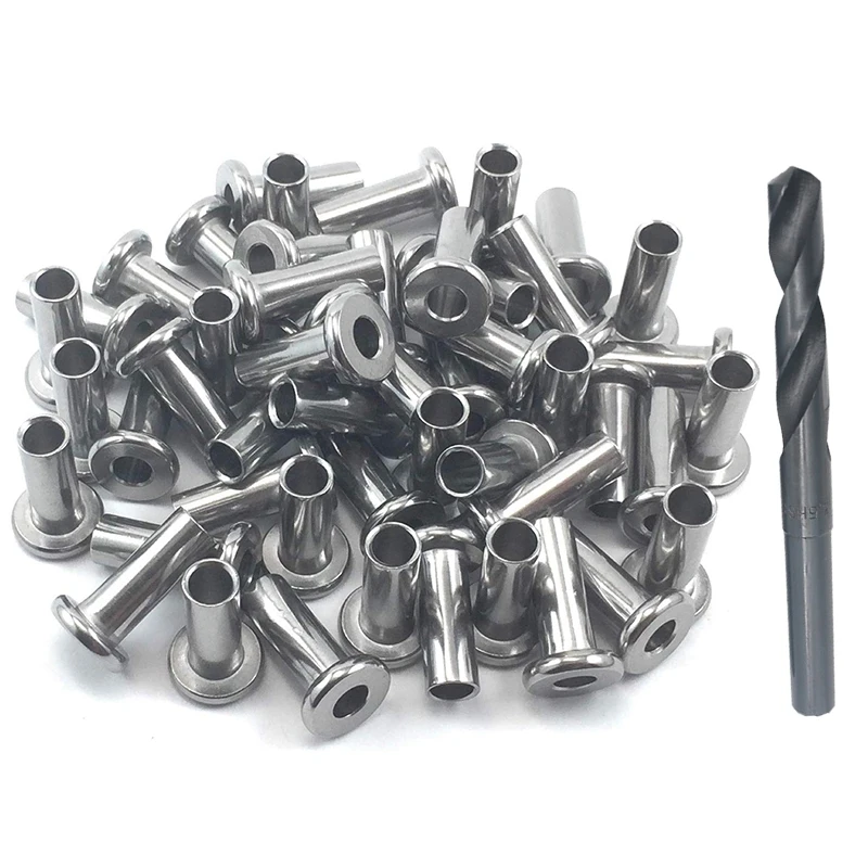 Защитные рукава из нержавеющей стали для 1/8 дюймовых кабельных перил деревянных