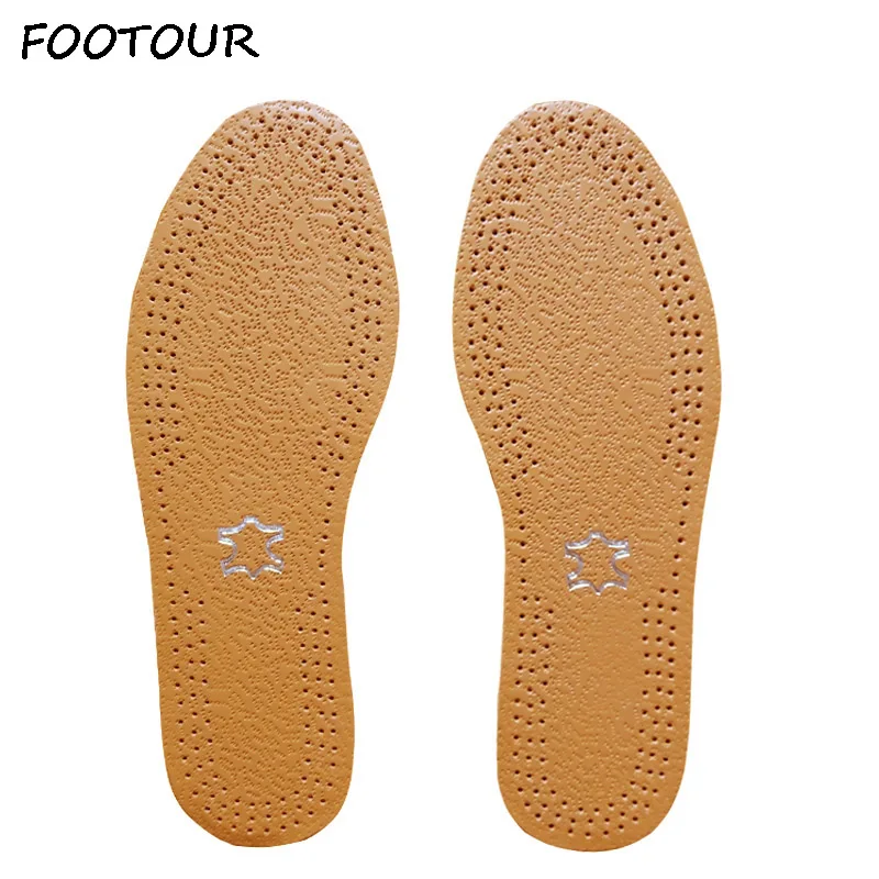 FOOTOUR Unisex Insoles Sports insoles Leather Shoes Pads Antiperspirant Ultra Thin Breathable Replacement Inner Soles Insole