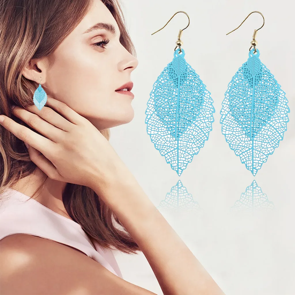 Богемные женские Серьги Модные Двухслойные Разноцветные серьги ювелирные