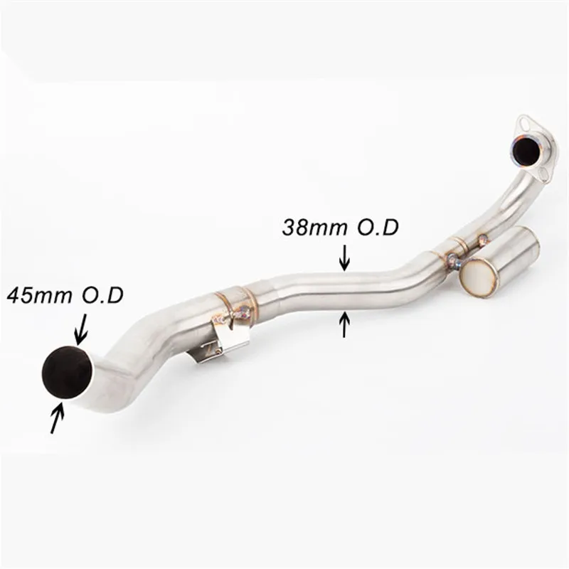 Выхлопная труба для мотоцикла передняя секция CRF150F CRF230F CRF250R Соединительная с