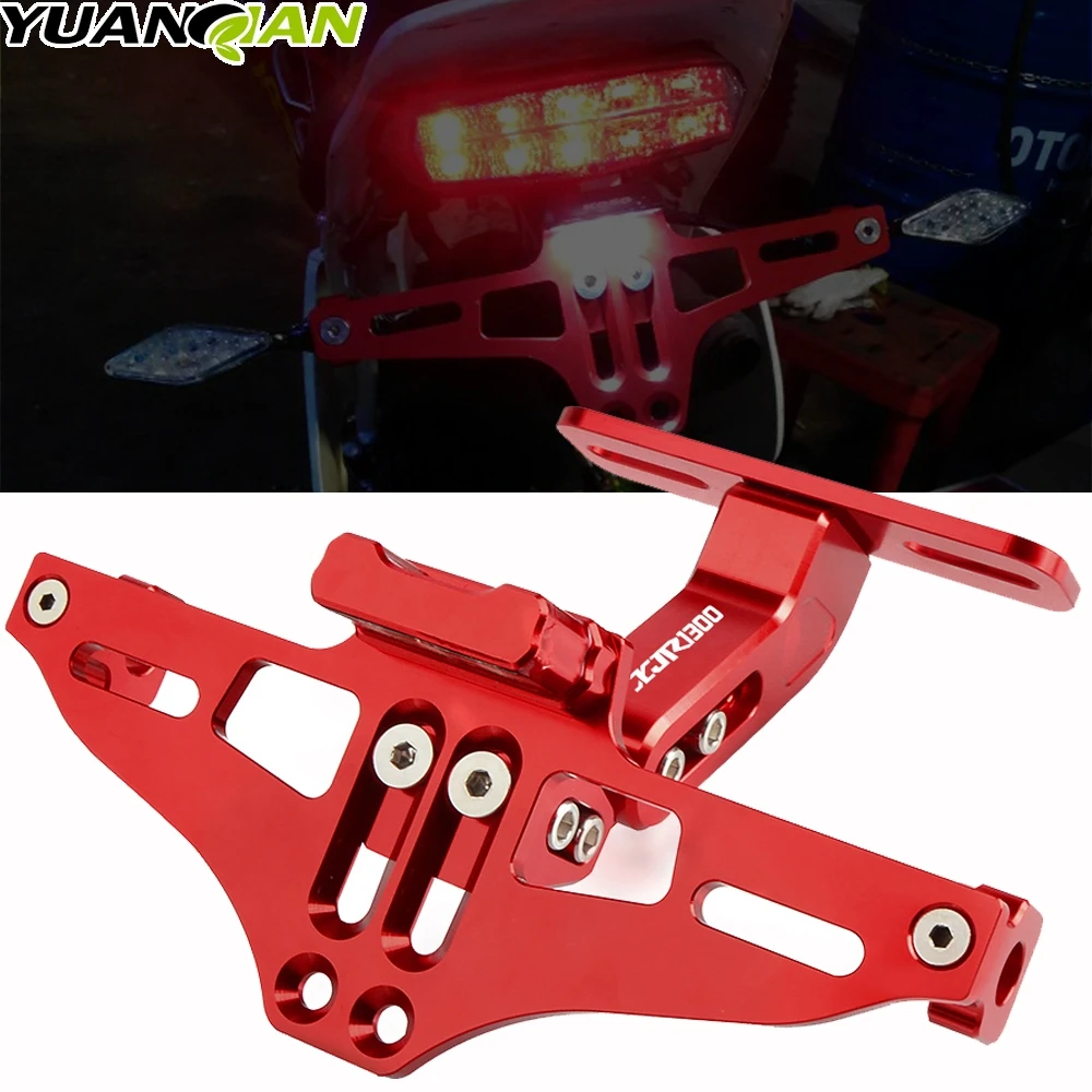 Мотоциклетный номерной знак Рамка Держатель Кронштейн регулируемый угол со