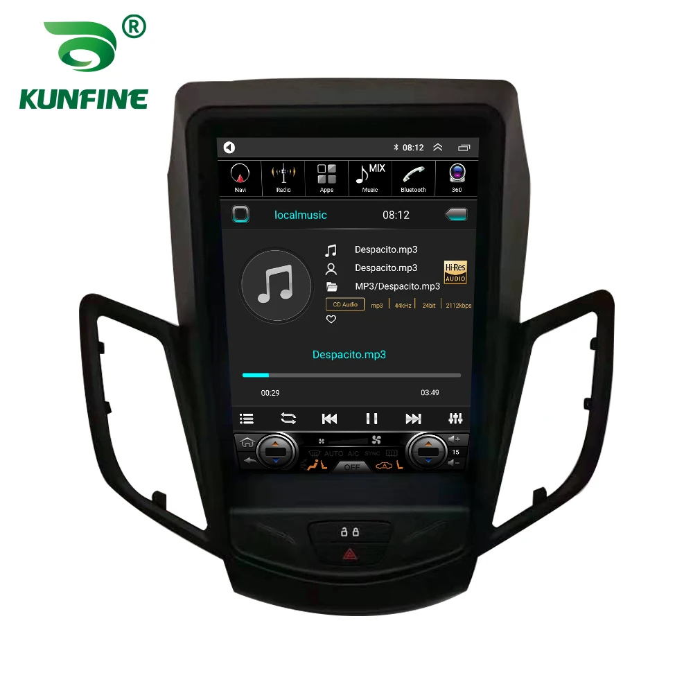 Экран Tesla Android 10 0 4 Гб RAM 64GM ROM Восьмиядерный автомобильный DVD GPS плеер Deckless Car Stereo для