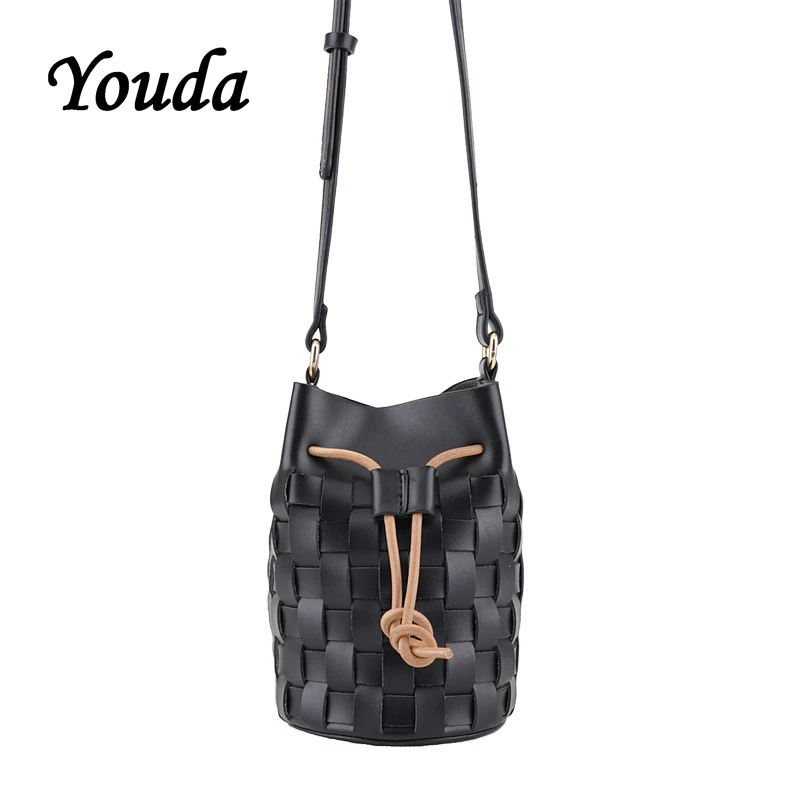 Youda Новая женская однотонная сумка на плечо в классическом стиле большие