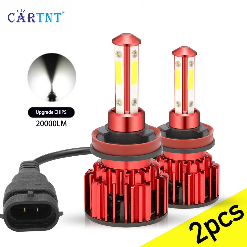 

CarTnT 2PCS Super Bright Car LED Headlight H7 LED H8 H9 H11 9005 9006 HB3 HB4 100W 20000LM LED Bulb Auto Fog Light 12V LED Lamp