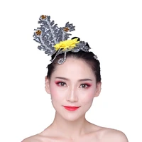 special head flower shiny piece headpiece accessories ballerina