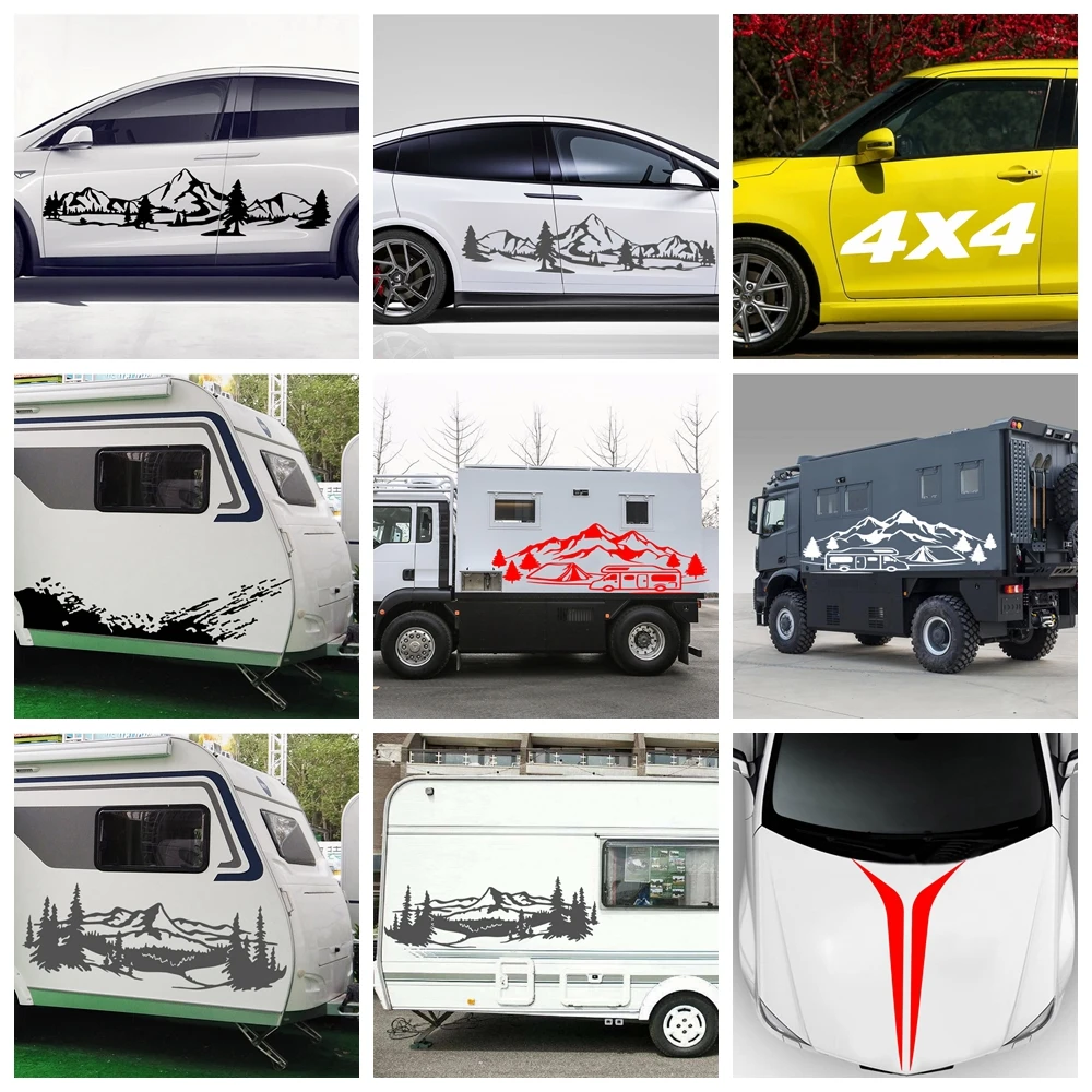 

NEW RV Post Stickers On The Car Car Stickers Auto Vinyl Car Sticker Car Accessories