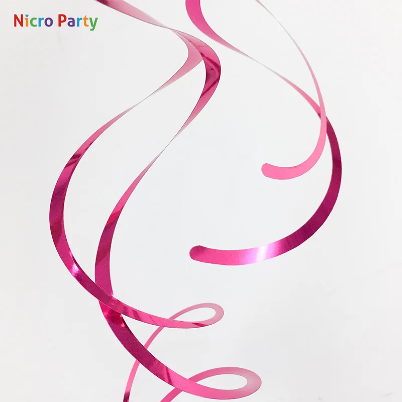 Nicro 6 шт/лот спиральная тканевая подвесная гирлянда с кисточками для свадьбы дня