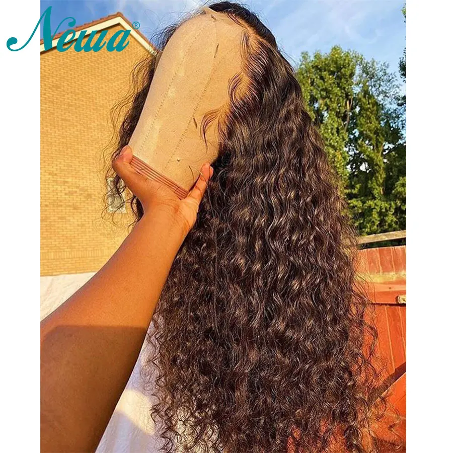 

Newa 150% Lace Front Wig Water Wave Lace Front Human Hair Wigs Pre Plucked With Baby Hair 13x6 Brazilian Remy Hair Glueless Wig