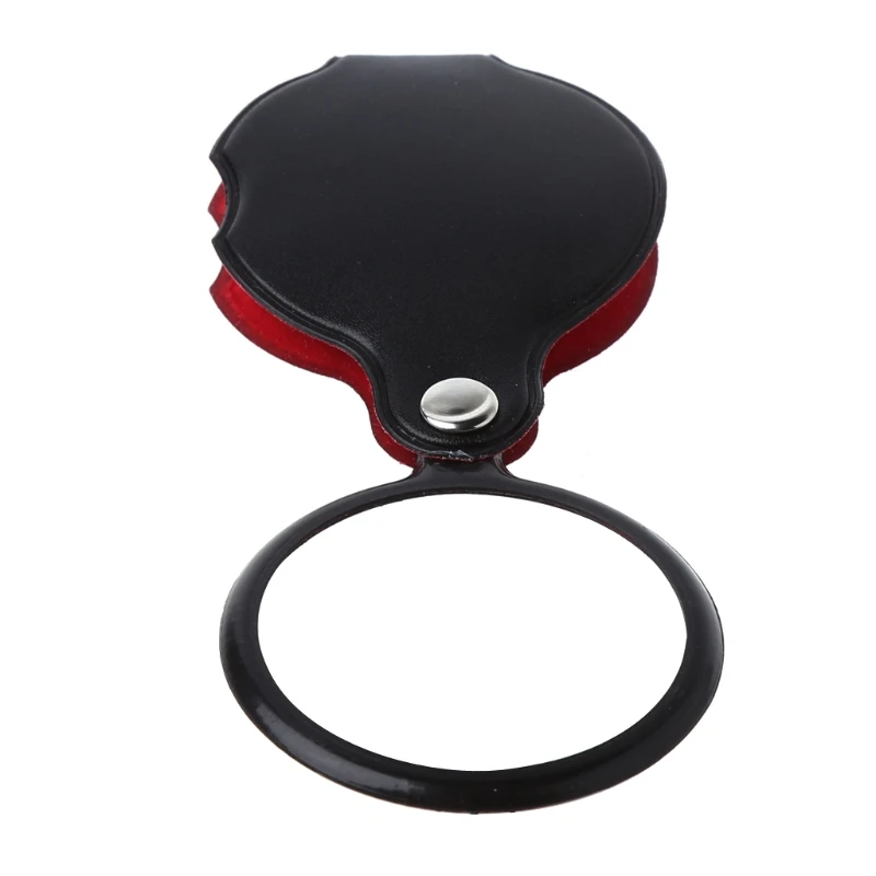 

OOTDTY 8X 50mm Mini Pocket Folding Jewelry Magnifier Magnifying Eye Glass Loupe Lens