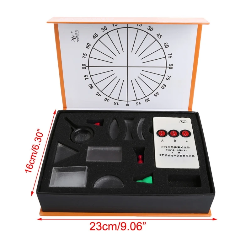 

Optical Equipments Experiments Concave Convex Lens Prism Set Physical Optical Kit Laboratory Equipment Drop Ship
