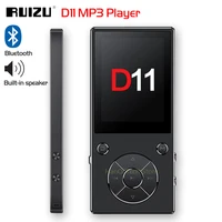 original ruizu d11 bluetooth mp3 player music player 8gb metal music player with built in speaker fm radio support tf card