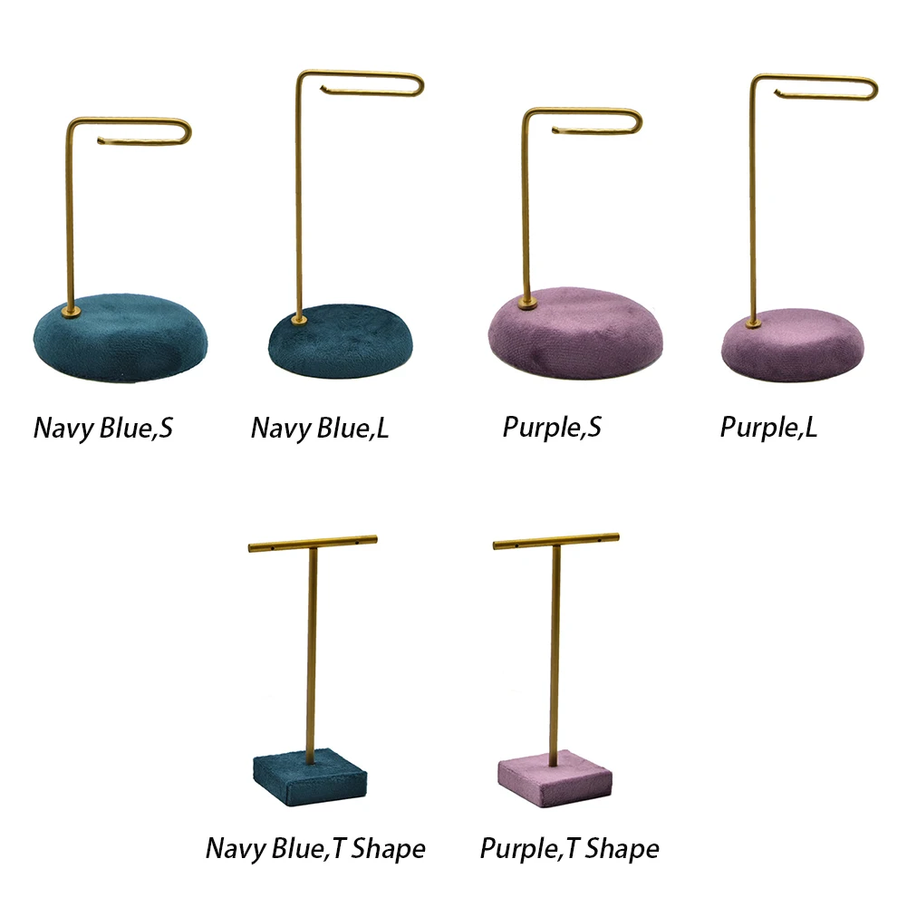 

Hanging Necklace Display Rings Multifunction Jewelry Organizer Stand Earrings Holder With Tray Desktop For Home Bracelets