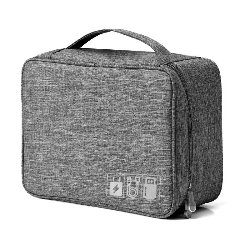 

Travel Digital Storage Bag Portable Electronic Accessories Cable Organizer Bag Power Charger Pouch Zipper Box Case USB Cable Bag