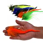 Bimoo 2 шт. 20 Dragontail Fly для ловли окуня или мускуса, приманки для большой игры, Стример Летать