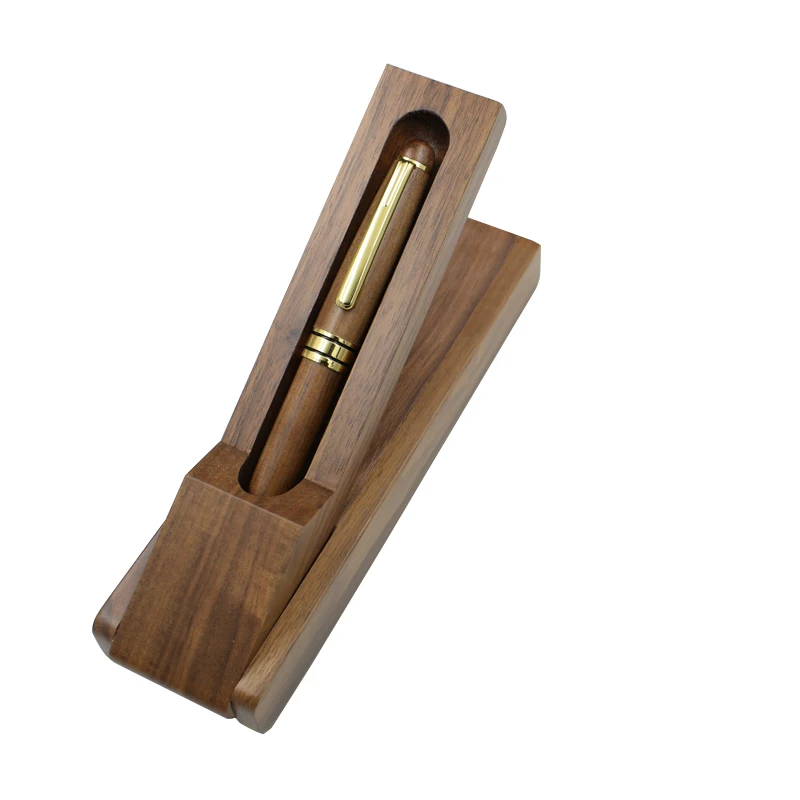 Шариковая ручка складной набор из орехового дерева для офиса и школы | Канцтовары