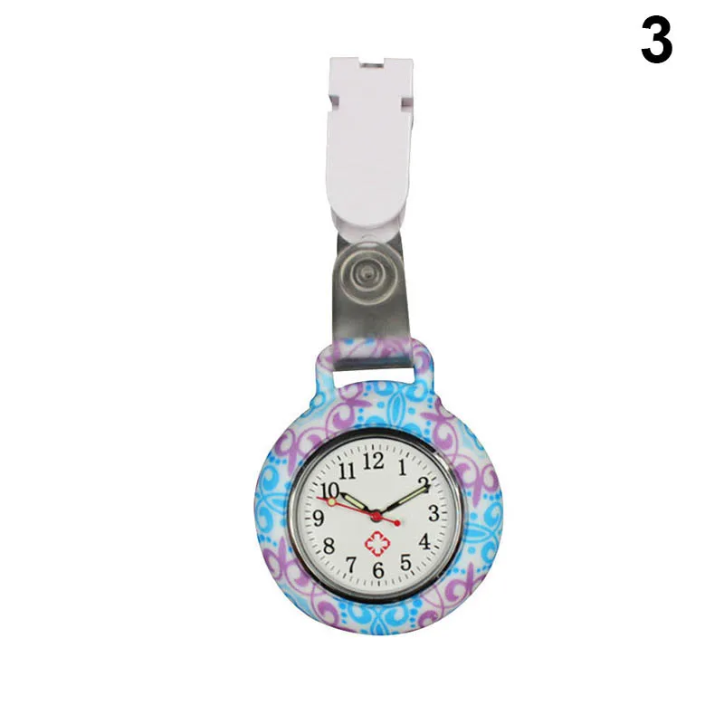 

Nurses Doctor Quartz Fob Watch Silicone Case Band Pocket Watch A66