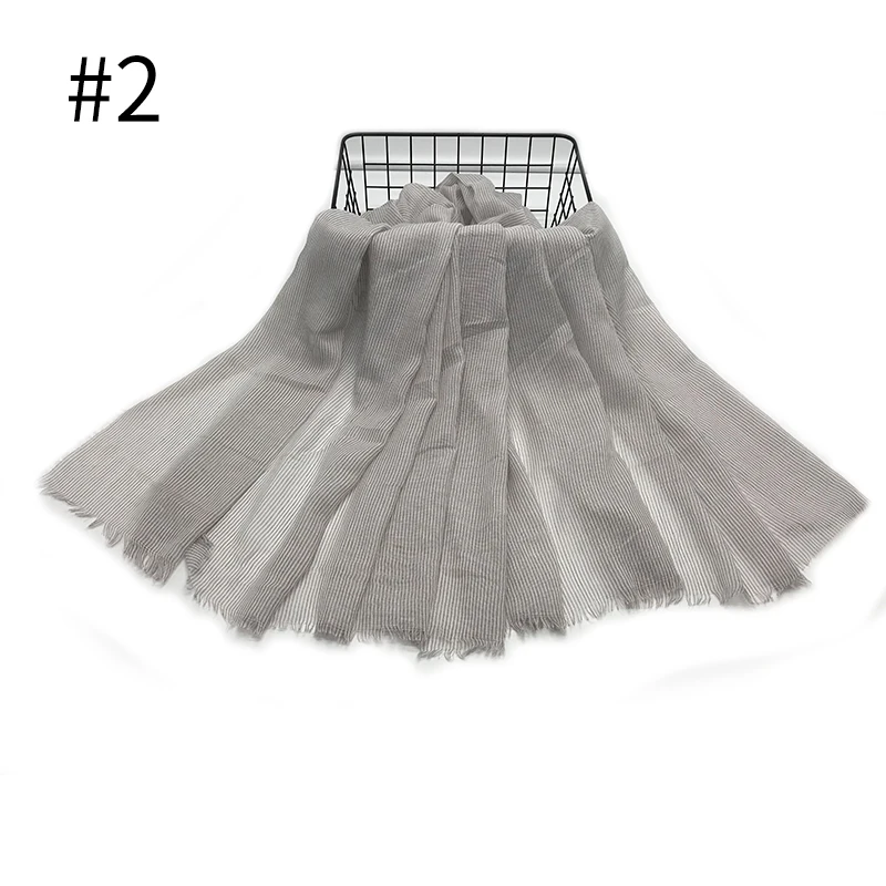 100cm*200cm Winter Scarf For Women High Quality Striped Warm Big Long Scarf Geometric Female Luxury Plaid Viscose Thick Scarves - Цвет: 2