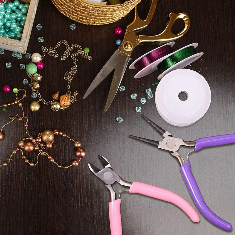 

10Pcs Craft Wire Jewelry Beading Wire Jewelry Copper Craft Wire for Jewelry Making Supplies and Crafting