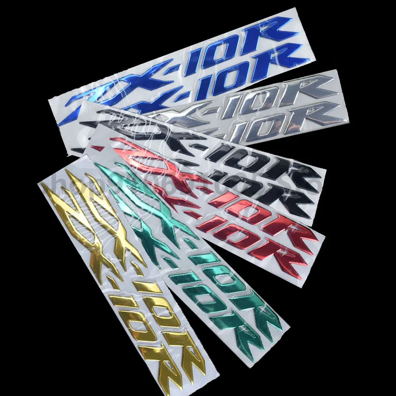 Топливный бак мотоцикла стикеры логотип 3D поднятый эмблема наклейки хром для