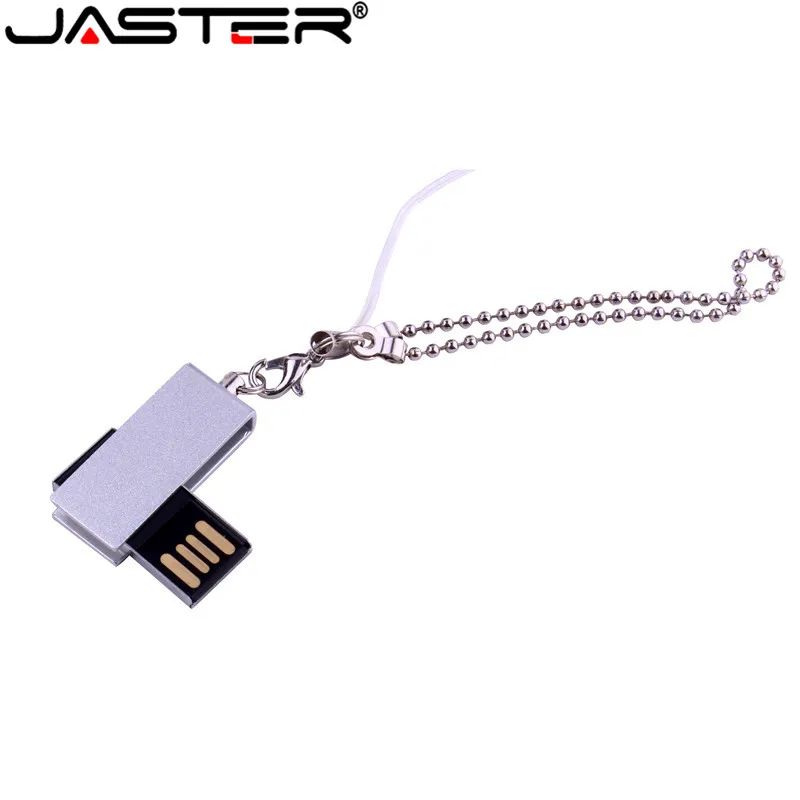 Водонепроницаемый USB флеш накопитель JASTER металлическая Флешка с цепочкой 2 0