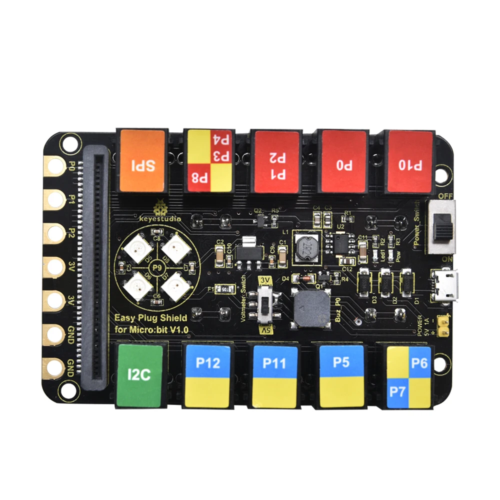Keyestudio EASY Plug RJ11 6P6C щит V1.0 для микро: бит