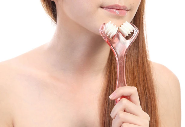 

massager brush roller health Facial Massage 2 In 1 Face Yoga Massager Brush Roller Body Thin Aerobics Slimming Care