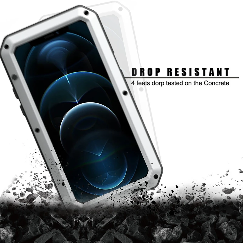 

Phone Protective Case for iPhone12 Pro Waterproof and Dustproof Aluminum Alloy Protective Case