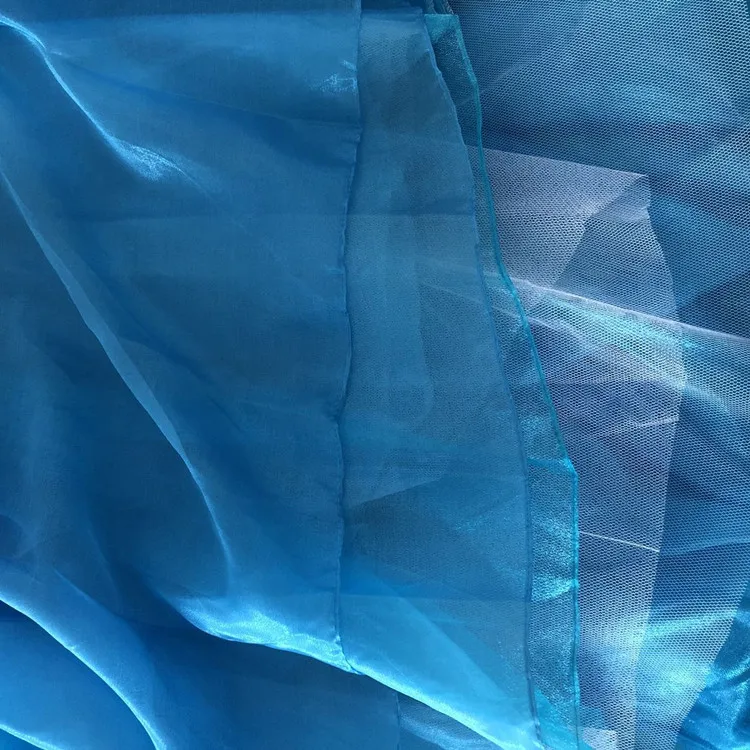 Женское платье Золушки на Хэллоуин 6 слоев голубое принцессы нарядный костюм