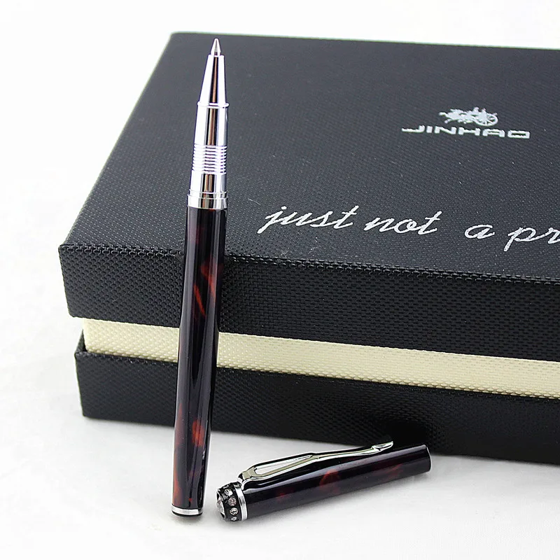 JINHAO 301 Алмазная Металлическая Шариковая Ручка-роллер для подарков офисные