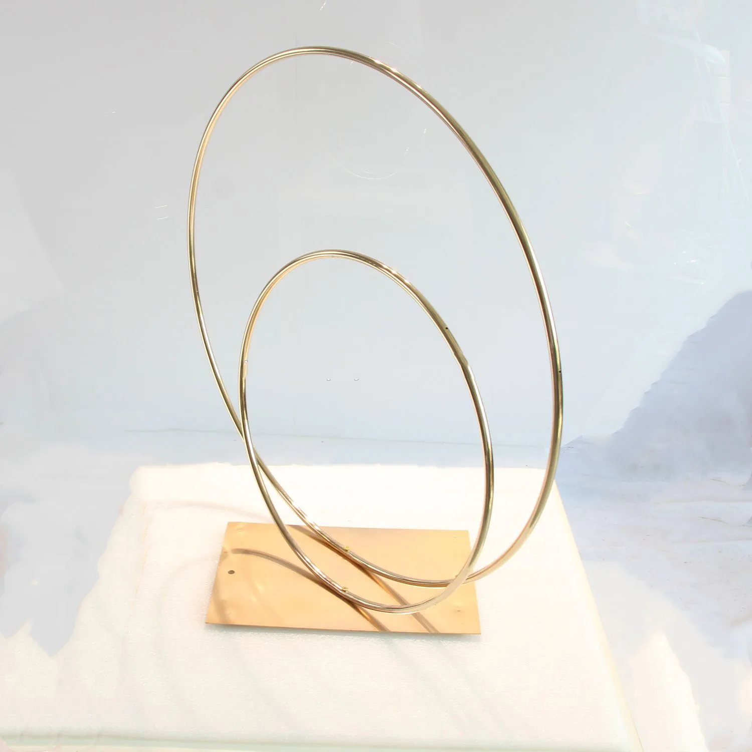 Оптовая продажа железный круг свадебные арки круглая Свадьба Центральные столы