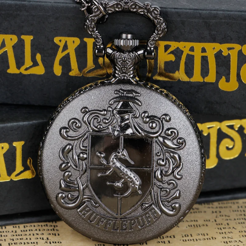 Кварцевые карманные часы с цветным