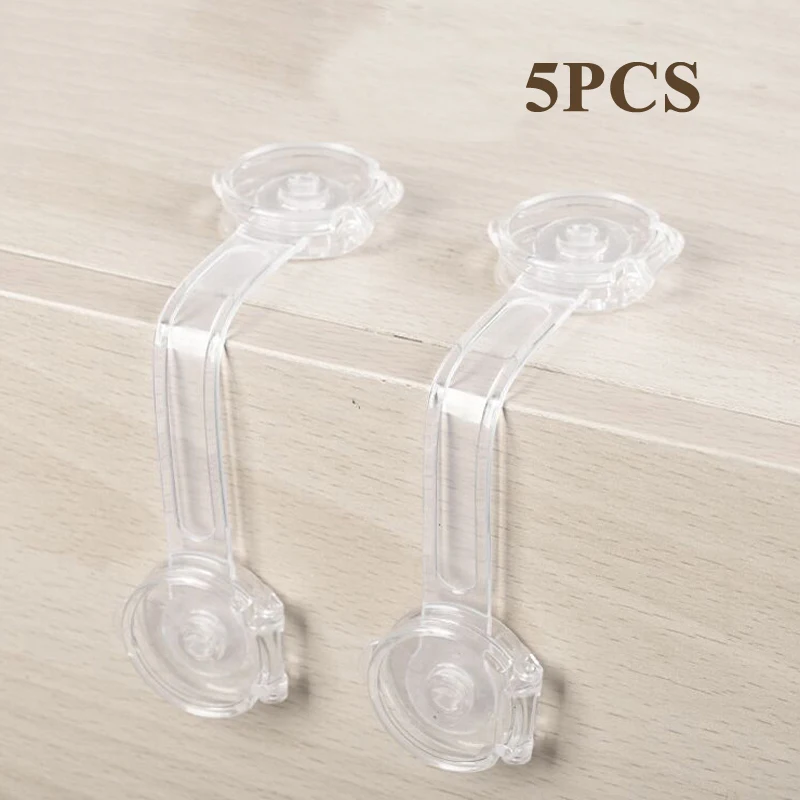 5PCS Baby Safety Lock Drawer Home Child Protection Cabinet Door Refrigerator Buckle Anti-pinch Kids Locker | Мать и ребенок